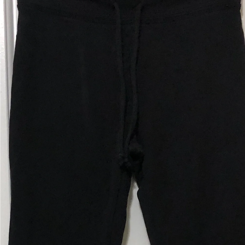 ALO Yoga Black Flare Wide-Leg leggings Size Small So CUTE